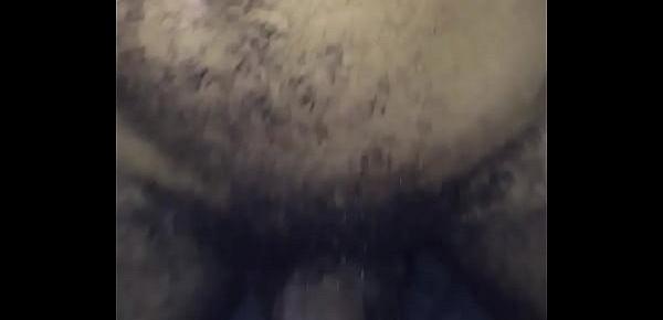  Long black dick fucking white girl and making her squirt in back seat of car